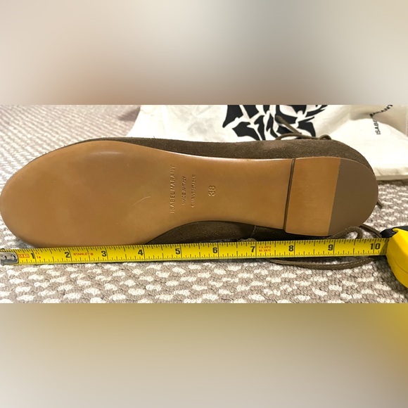 - Isabel Marant "Leo" Studded Lace-Up Ballet Flats, size 38 - Picture 11 of 11